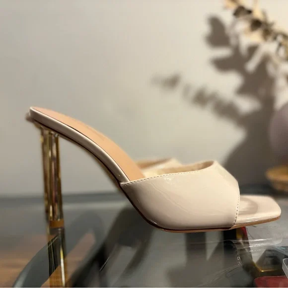 NWOT Anne Michelle Elegant Cream Women's Heels - Picture 5 of 8